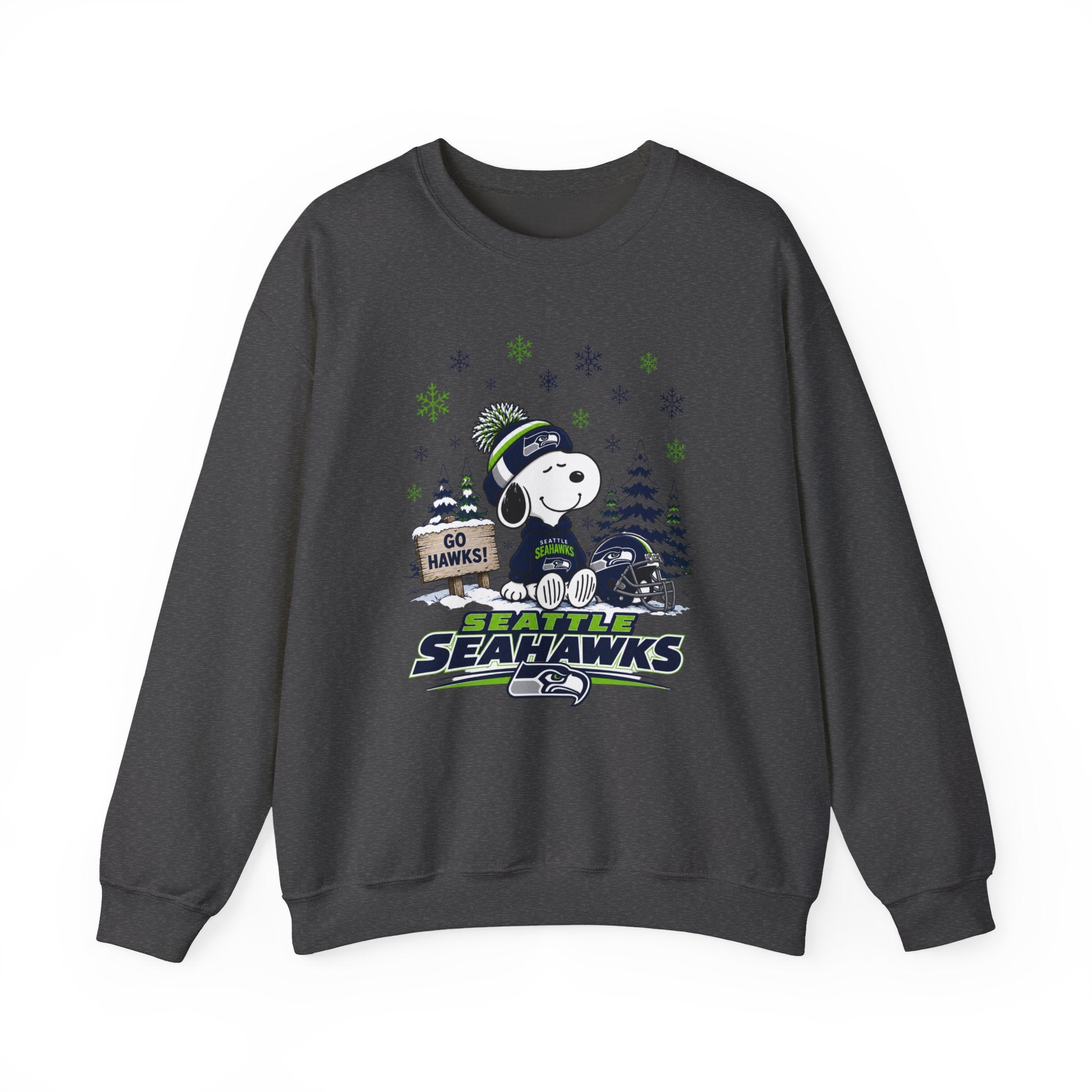 Seattle Seahawks Snowy Snoopy Sweatshirt for Men and Women