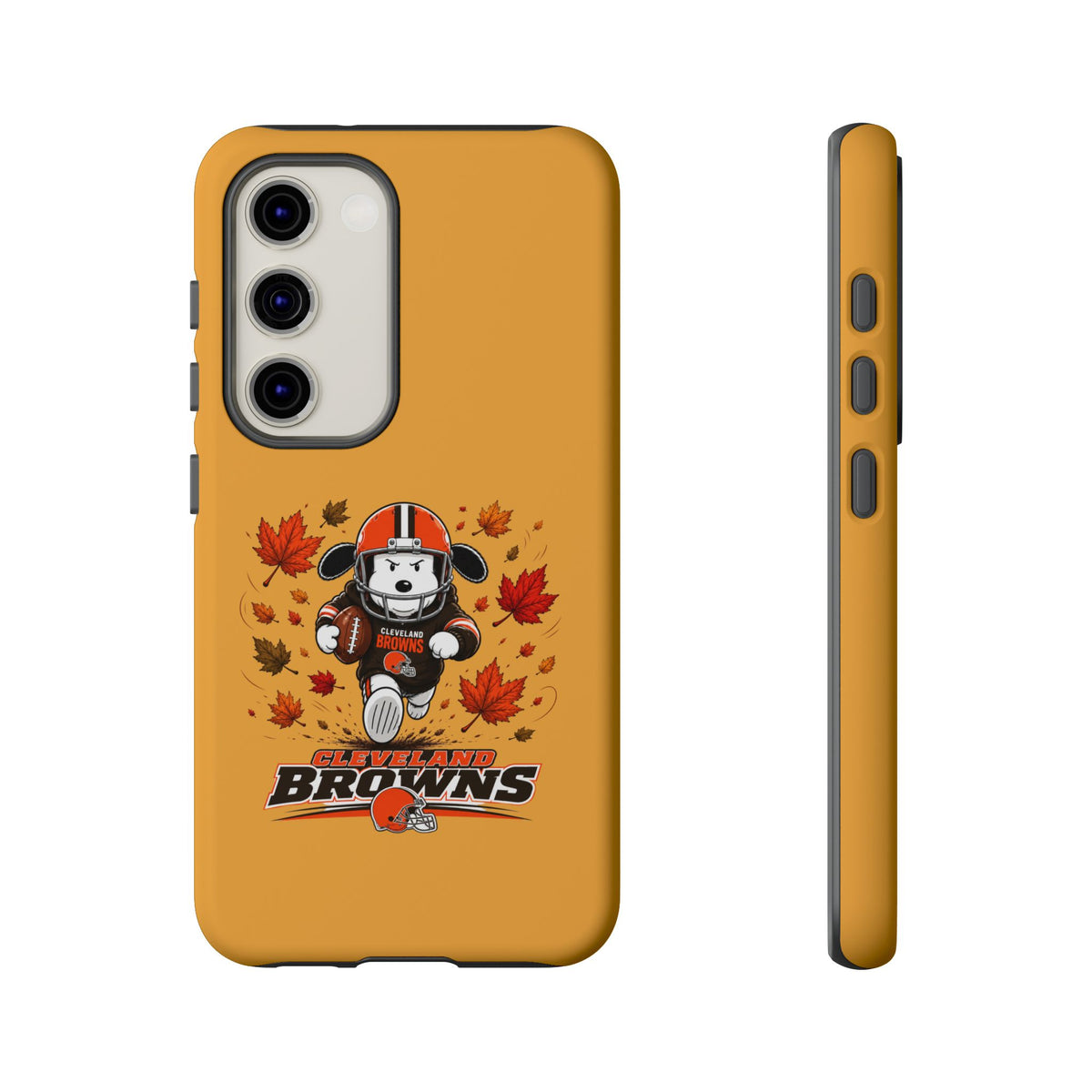 Cleveland Browns Fall Snoopy Touchdown Phone Case, 55 Sizes