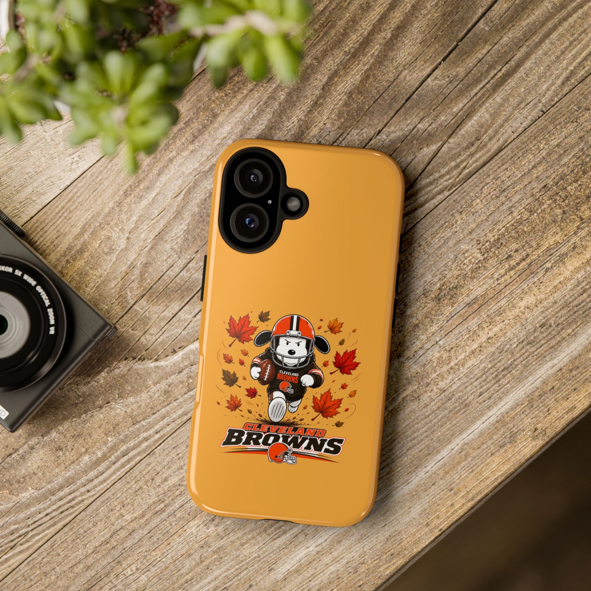Cleveland Browns Fall Snoopy Touchdown Phone Case, 55 Sizes