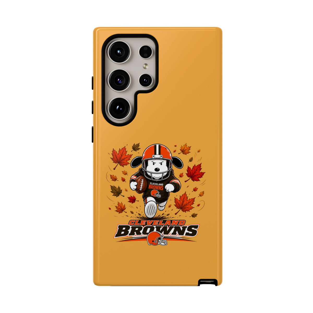 Cleveland Browns Fall Snoopy Touchdown Phone Case, 55 Sizes