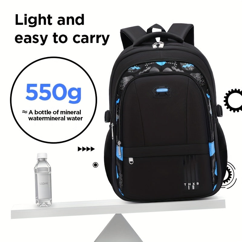 Lightweight Nylon Camo/Solid Large Capacity School / Travel Backpack