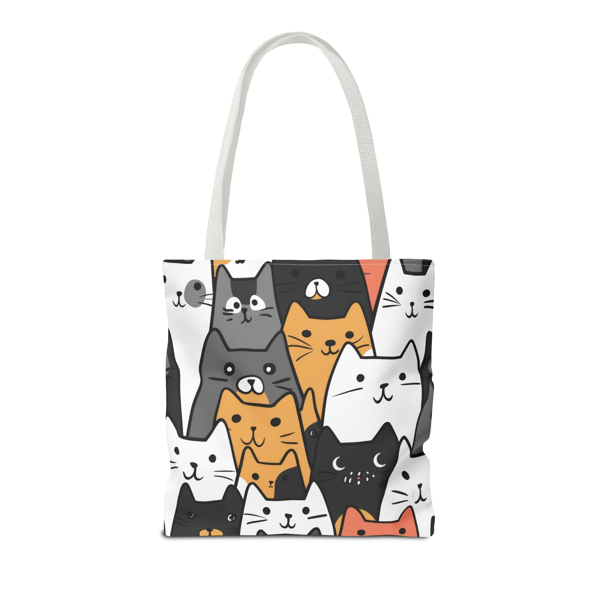 Cat Face Tote Bag, 3 Sizes