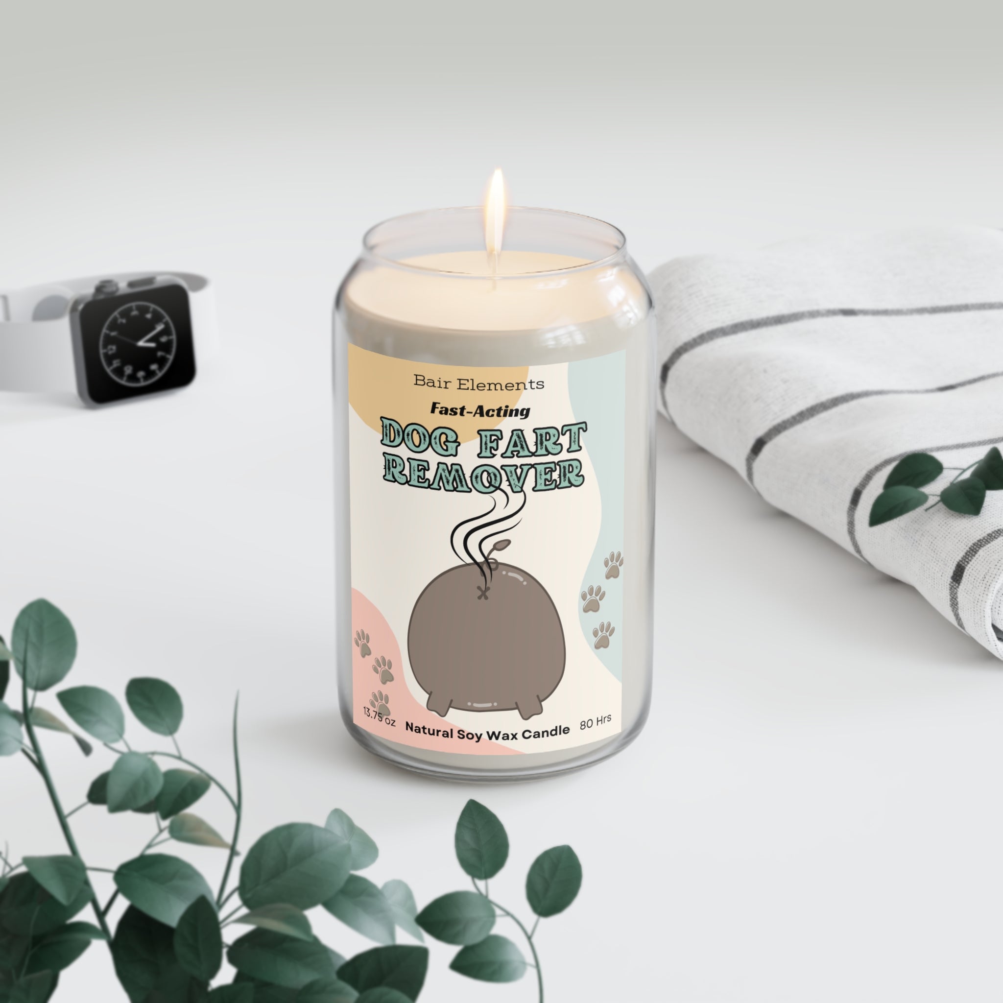 Dog Fart Remover, Scented Soy Candle, 13.75oz, 3 Scents