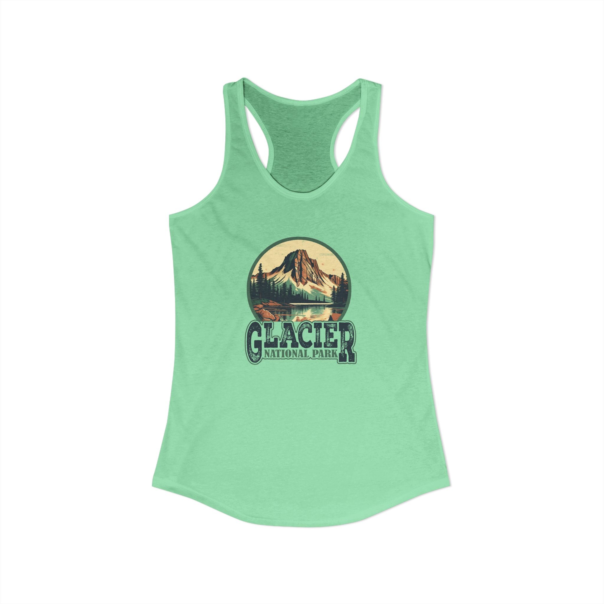 Glacier National Park Tank, Women's Ideal Racerback Tank