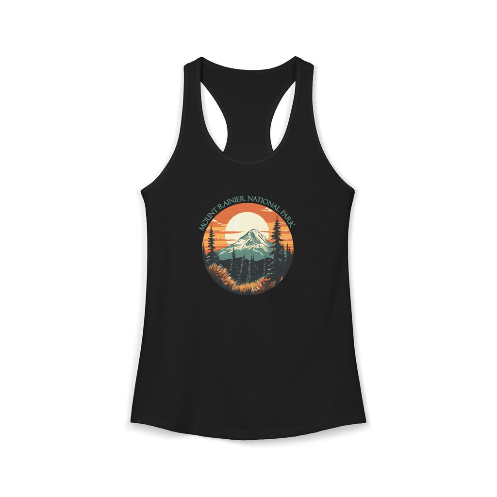 Mt Rainier,Women's Ideal Racerback Tank, 5 colors
