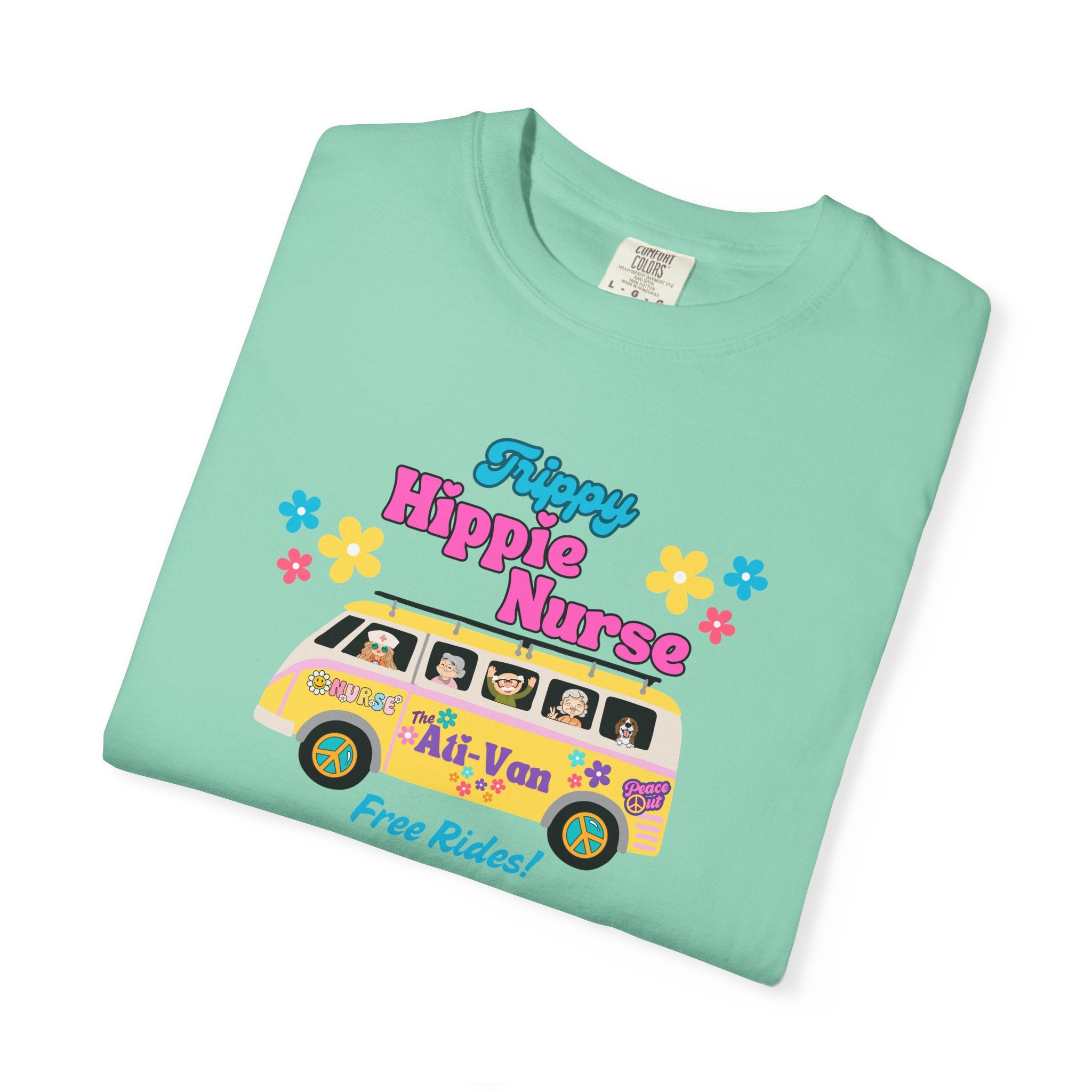 Funny Nurse T-Shirt, Ati-Van Ride, Unisex Tee, 100% Cotton, Nurse Gift, Soft Nurse T-Shirt