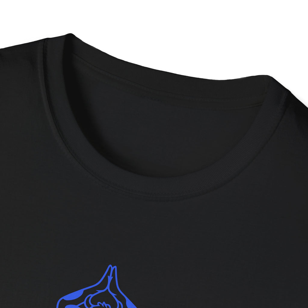 Cow Yoga T-Shirt — "Less Noise, More Peace"