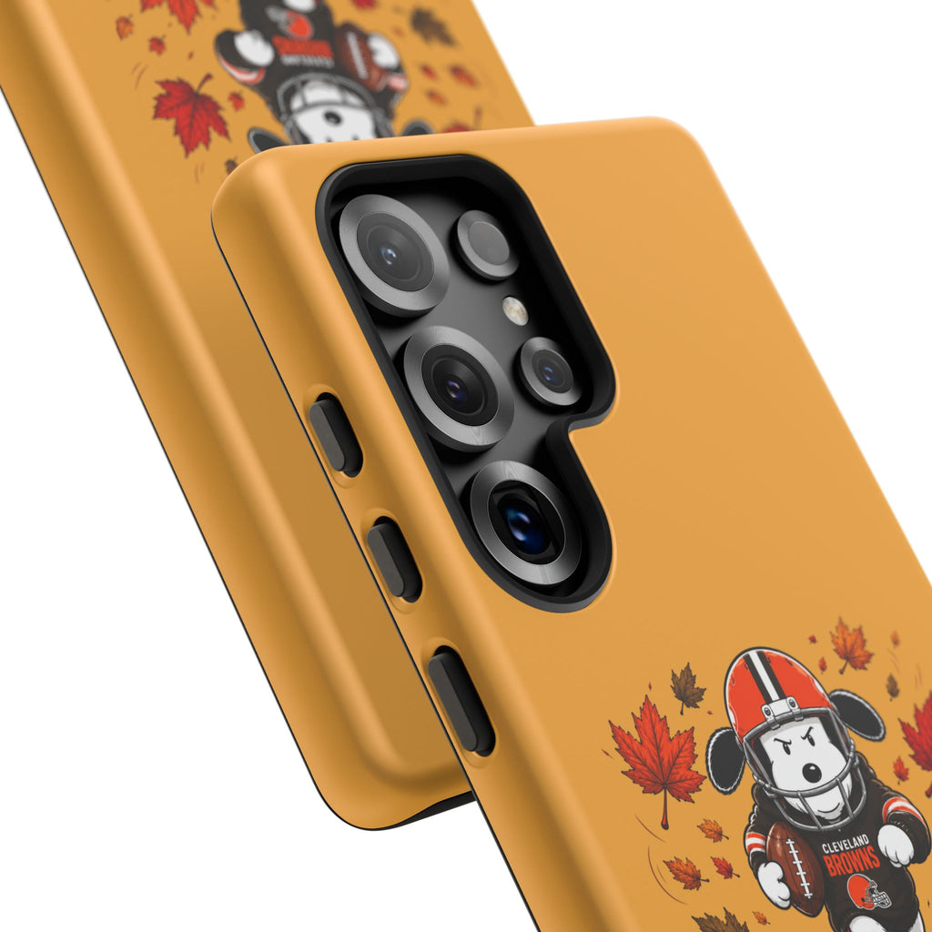 Cleveland Browns Fall Snoopy Touchdown Phone Case, 55 Sizes