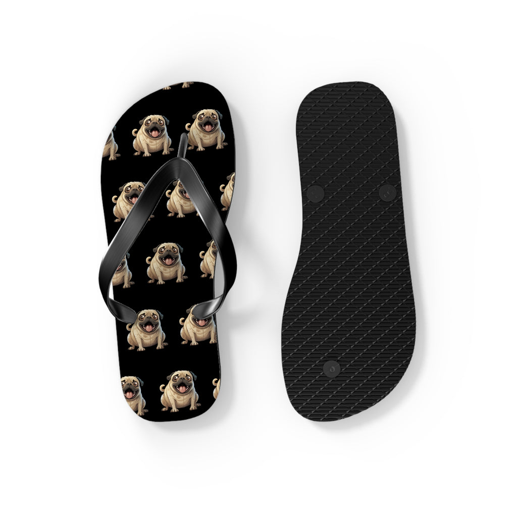 Laughing Pug, Flip Flops