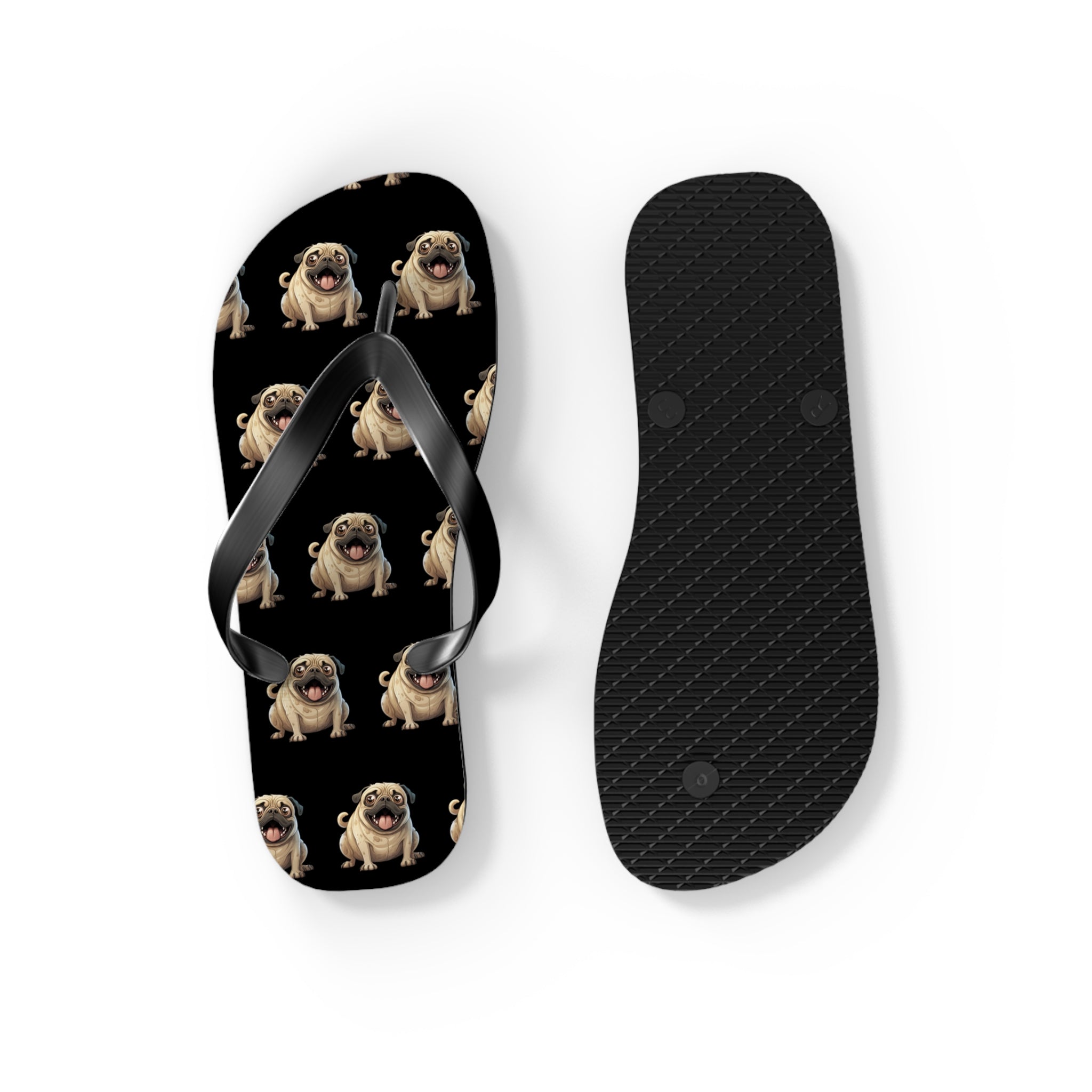 Laughing Pug, Flip Flops