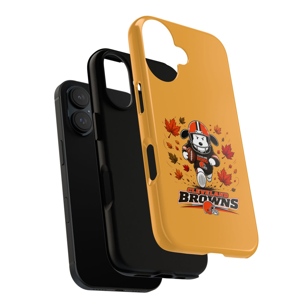 Cleveland Browns Fall Snoopy Touchdown Phone Case, 55 Sizes