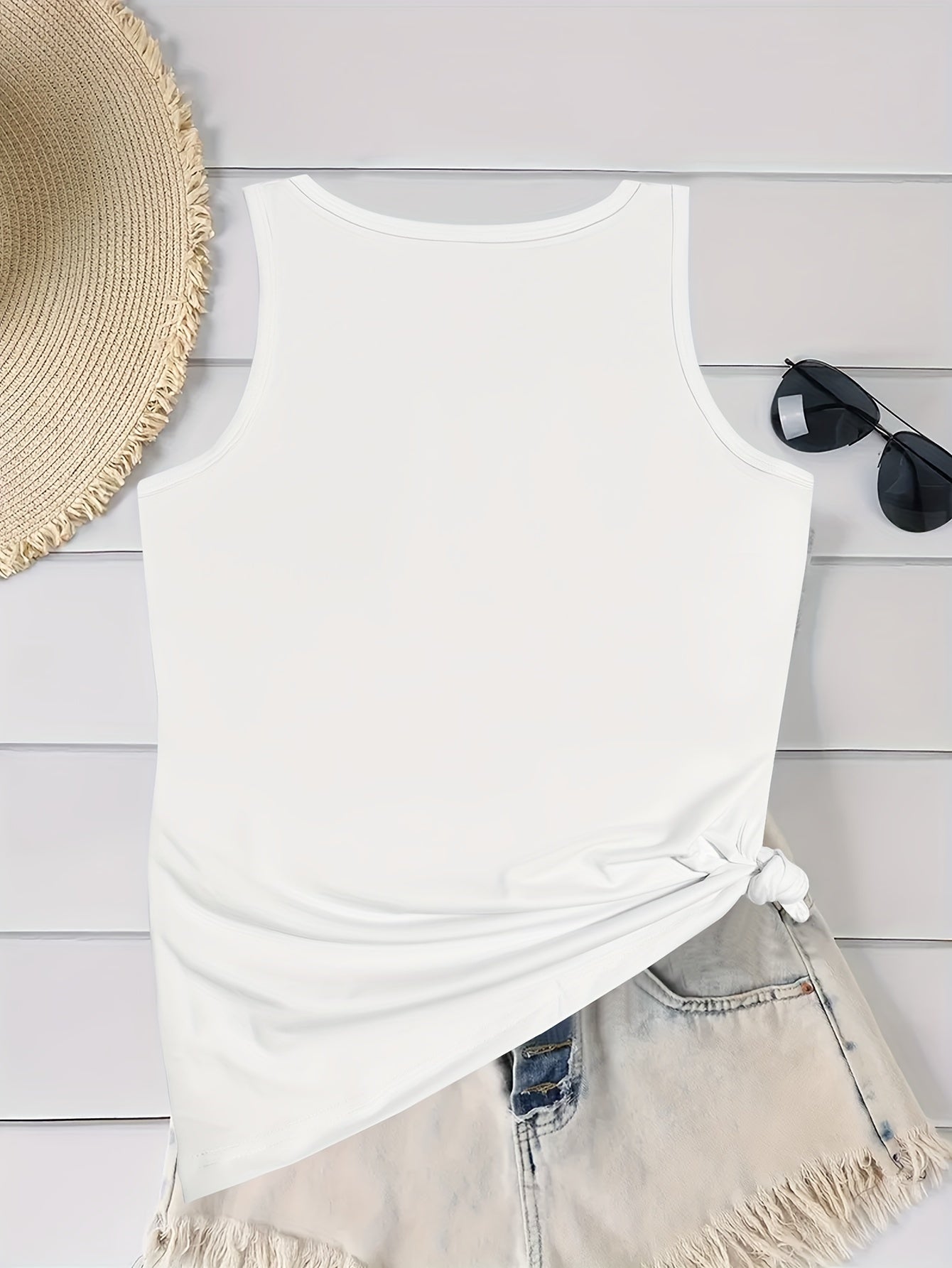 Women's American Eagle 250 Summer Tank Casual Sleeveless Loose Fit Soft Breathable Daily