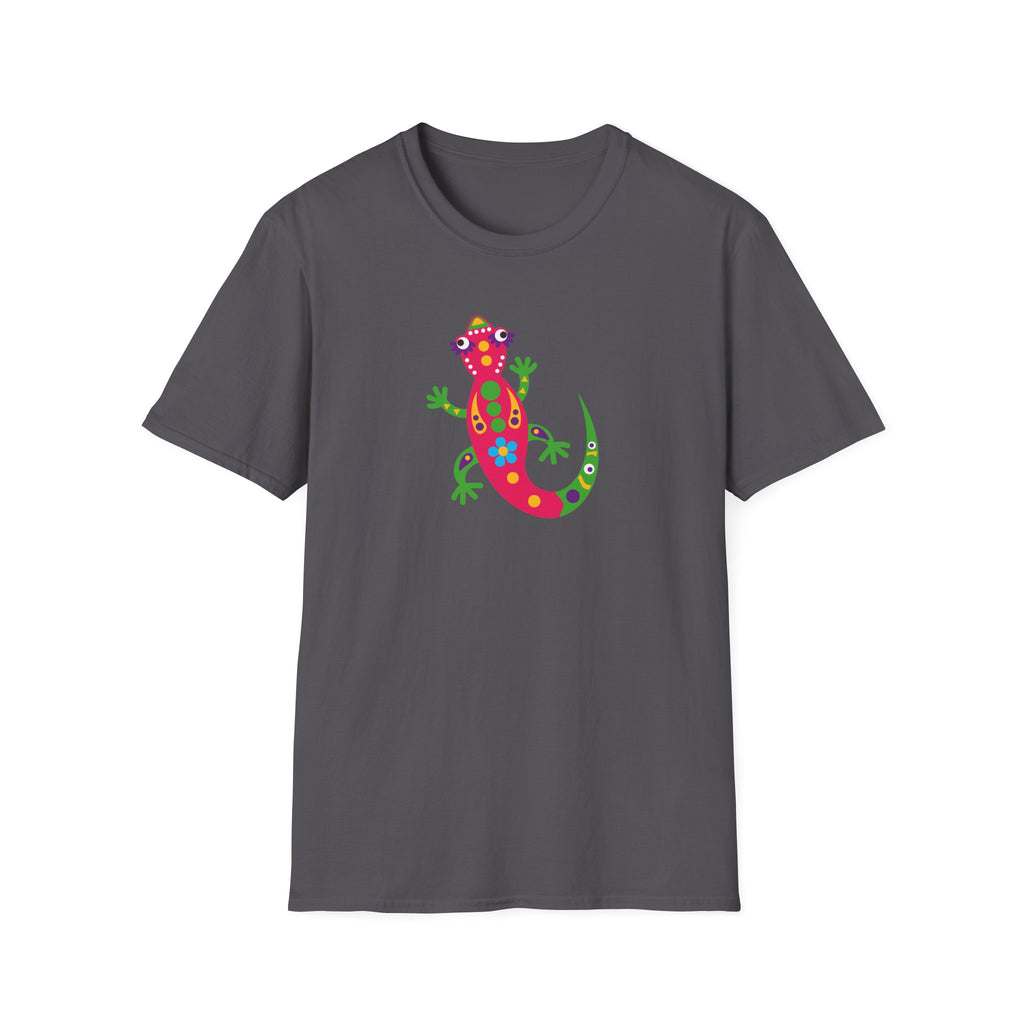 Colorful Gecko T-Shirt, Fun Unisex Tee, Ideal Gift for Nature Lovers, Summer Vibe Shirt, Perfect for Casual Wear
