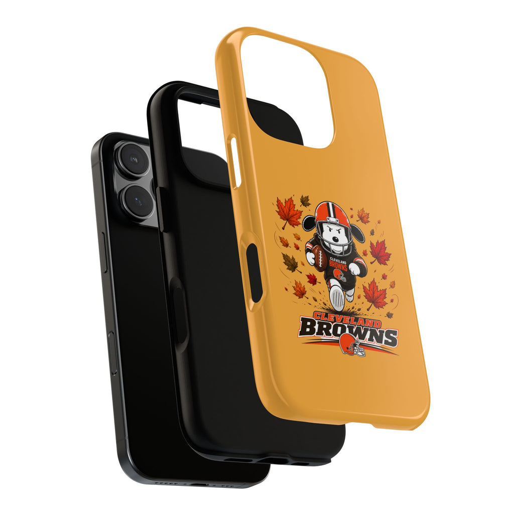 Cleveland Browns Fall Snoopy Touchdown Phone Case, 55 Sizes