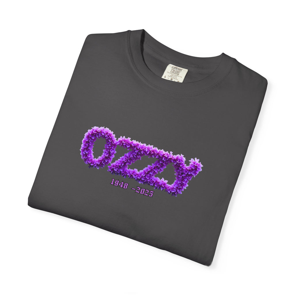 OZZY Memorial Flowers T-Shirt,  T-Shirt, Memorial Blk Sabbath, Music Lover Tee, Rock T-Shirt, OZZY Fan Shirt
