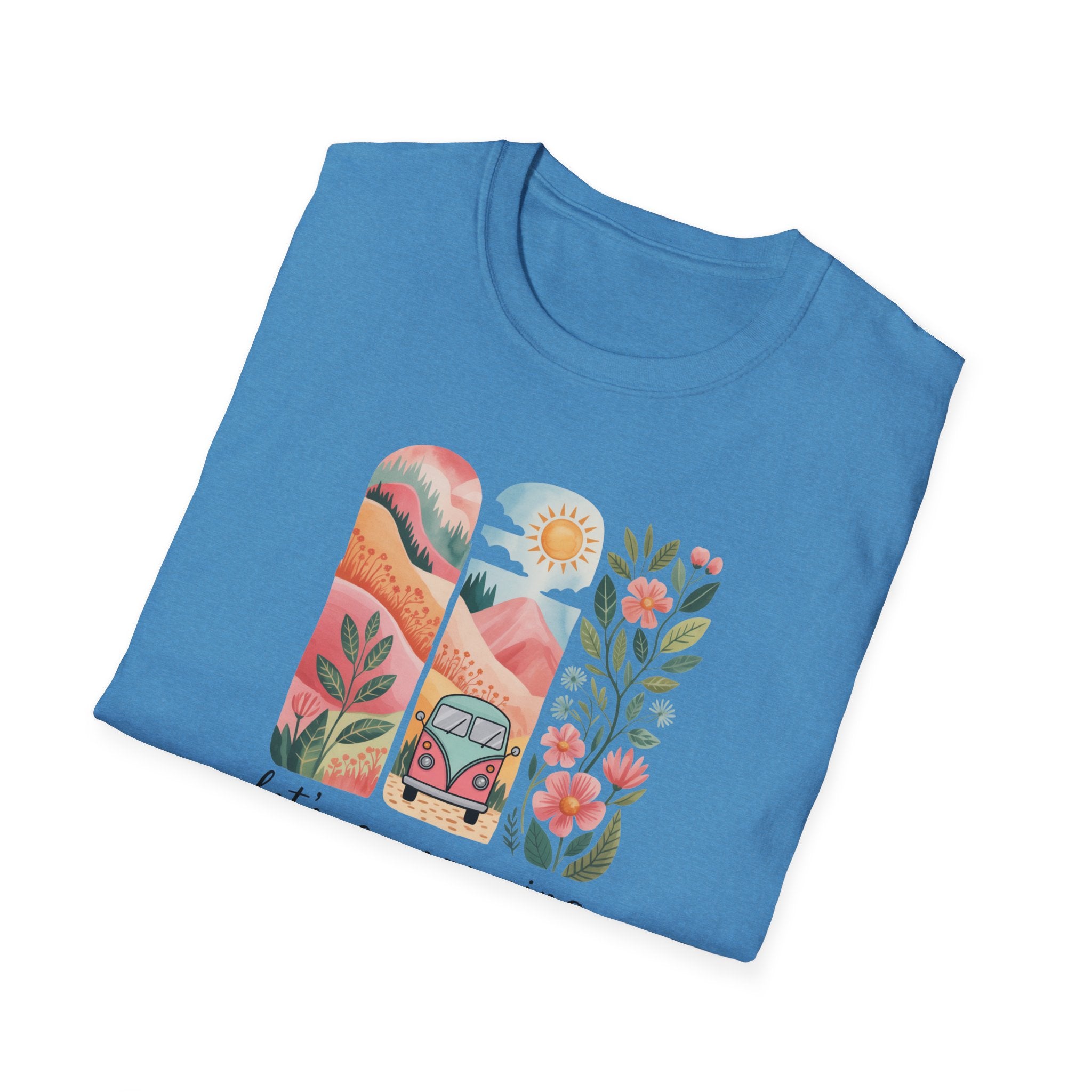 Let's Go Camping Retro Camping Shirt, 70's Camping Shirt