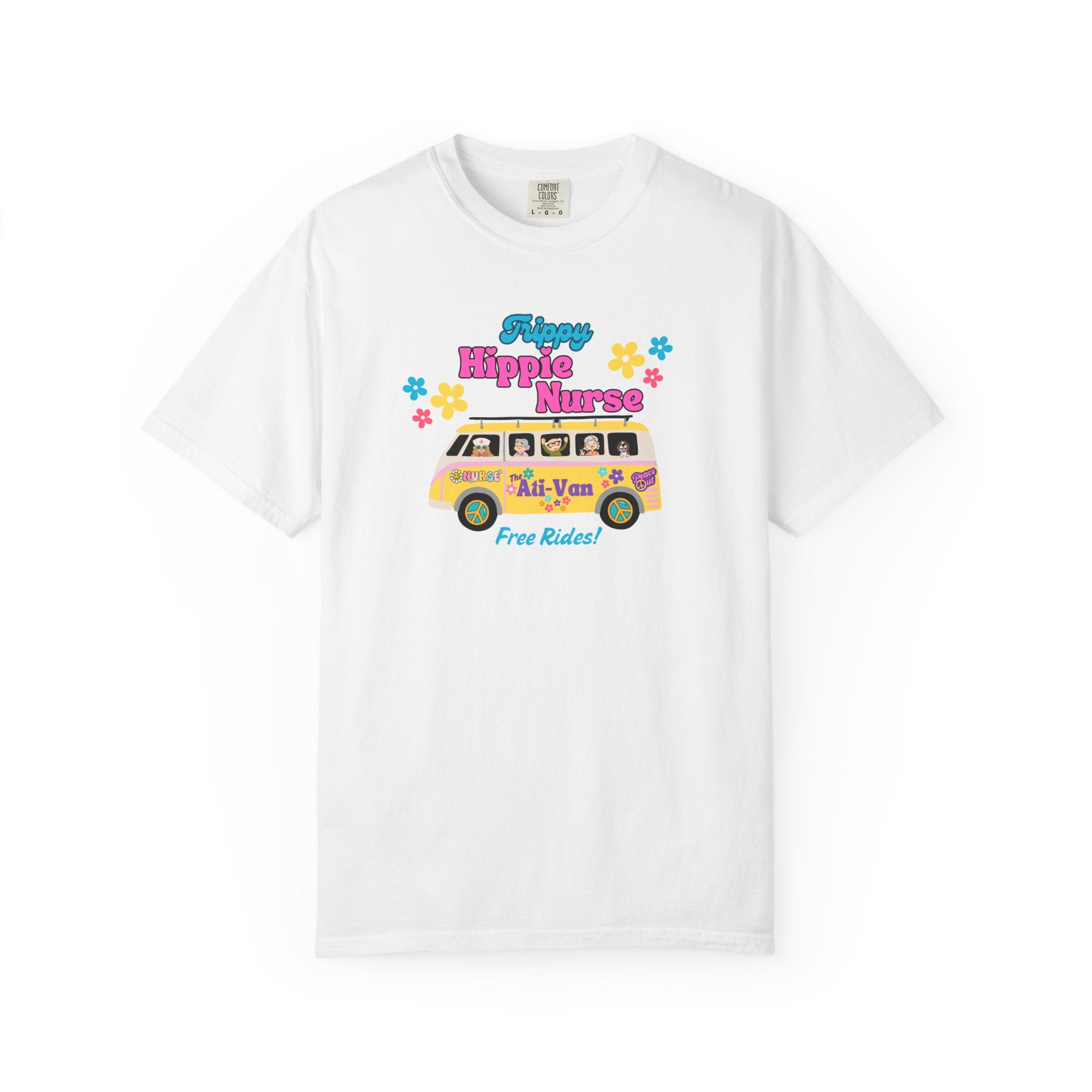Funny Nurse T-Shirt, Ati-Van Ride, Unisex Tee, 100% Cotton, Nurse Gift, Soft Nurse T-Shirt