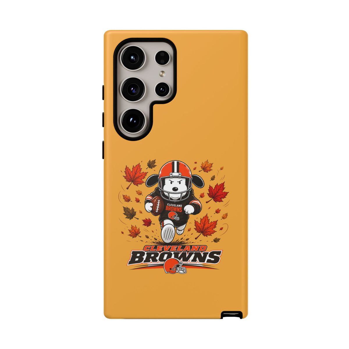 Cleveland Browns Fall Snoopy Touchdown Phone Case, 55 Sizes