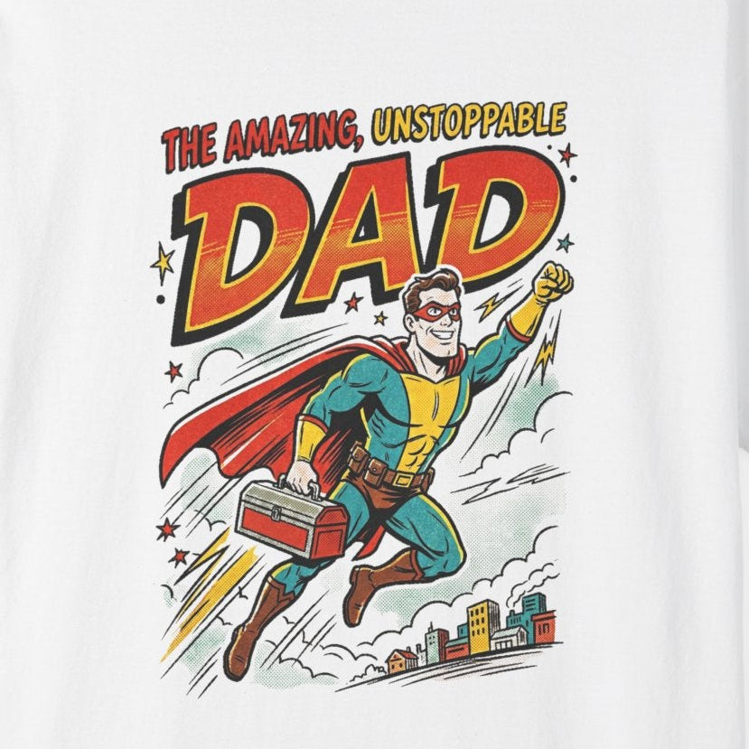 Super Dad Comic Father's Day T-Shirt