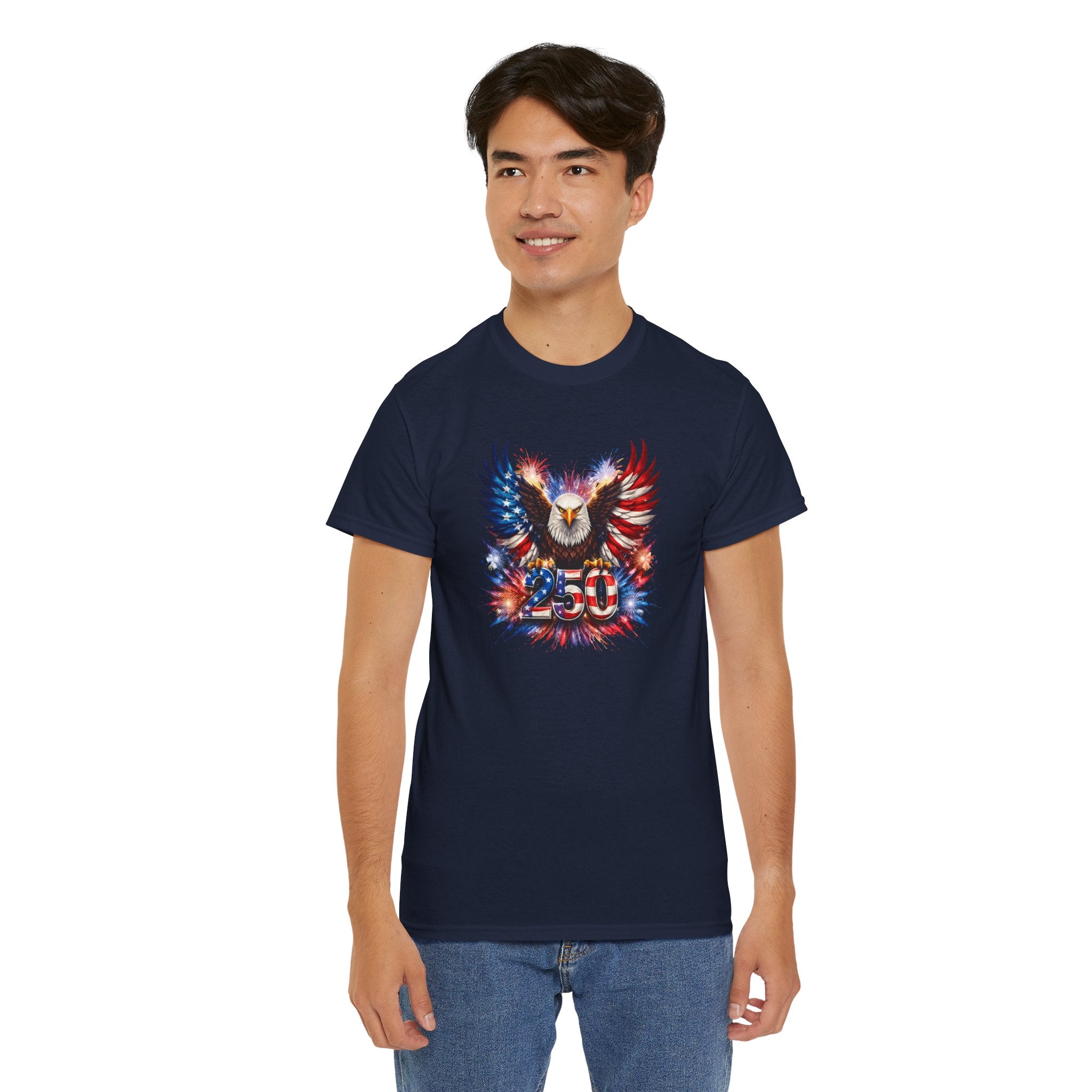 Copy of 250 Years of America Eagle T-Shirt — Men's Patriotic July 4th Tee