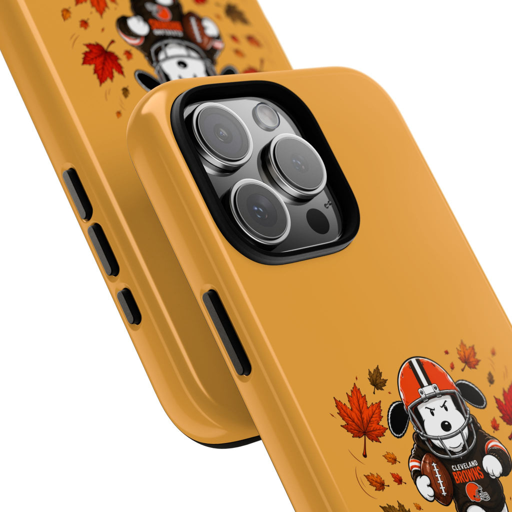 Cleveland Browns Fall Snoopy Touchdown Phone Case, 55 Sizes