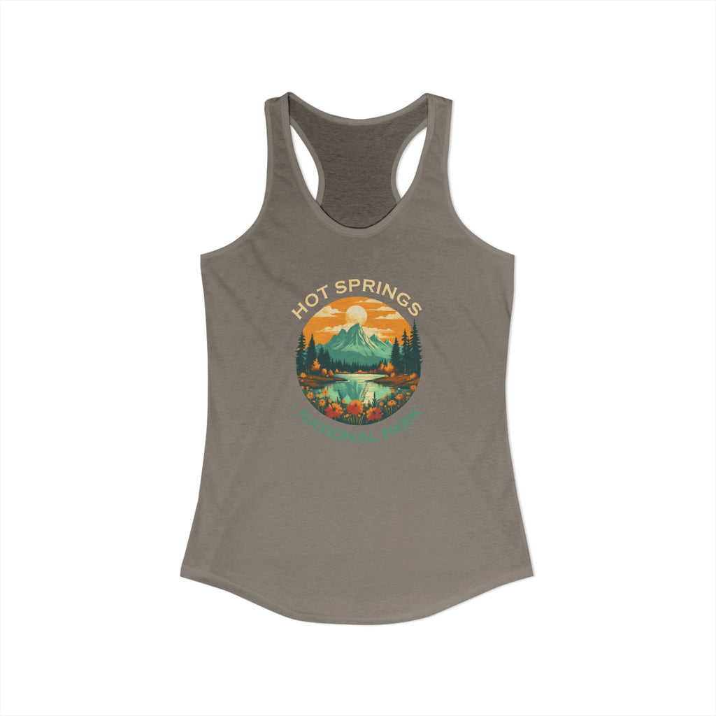 Hot Springs, Women's Ideal Racerback Tank