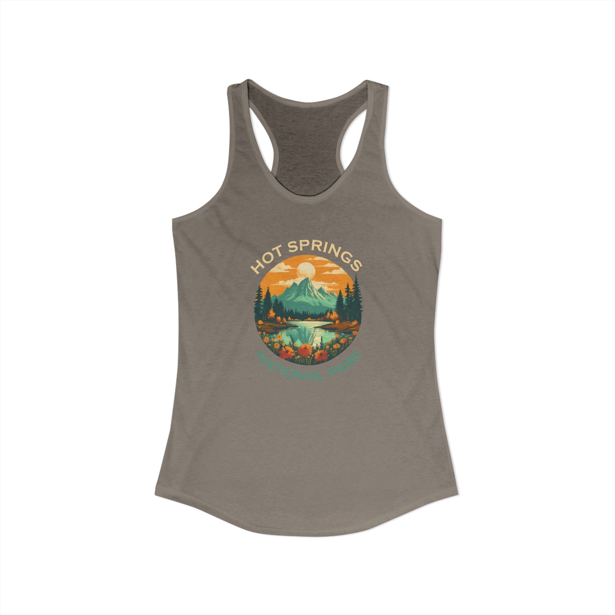 Hot Springs, Women's Ideal Racerback Tank
