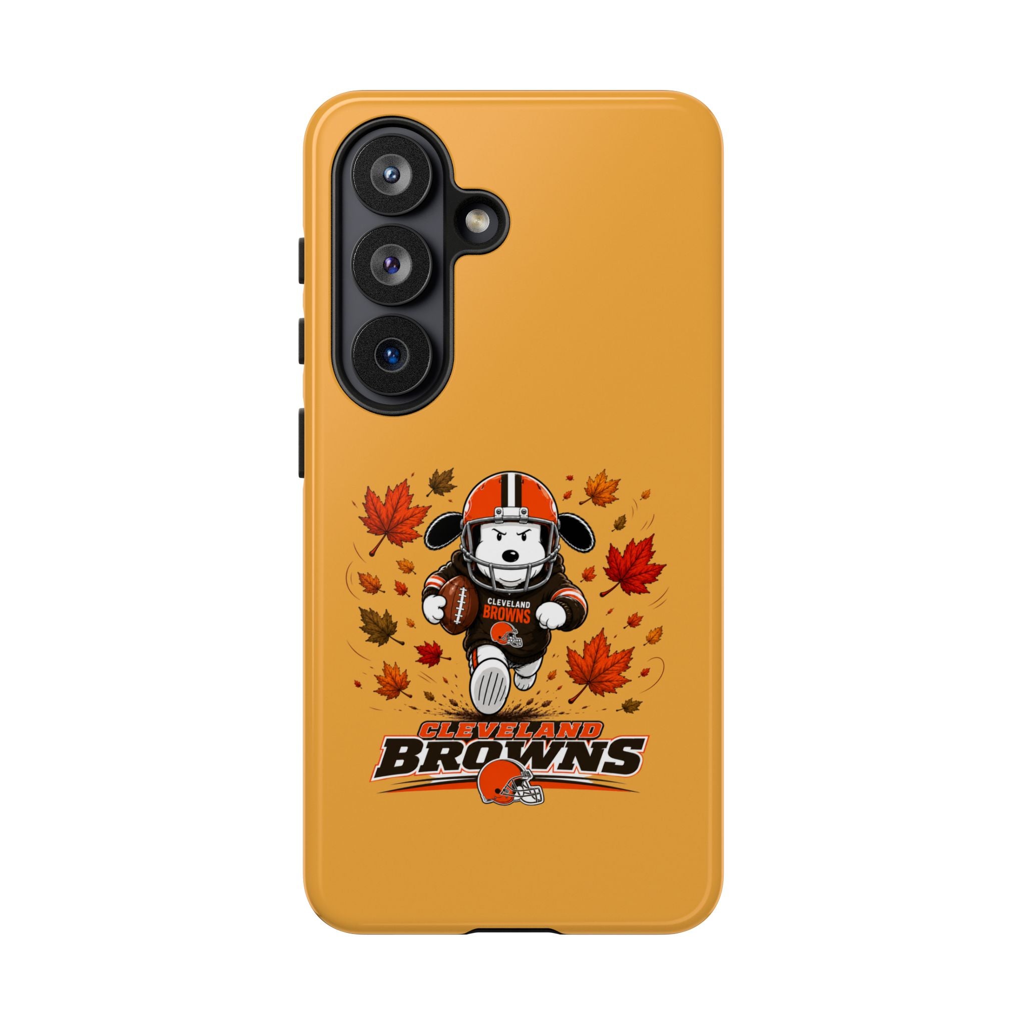 Cleveland Browns Fall Snoopy Touchdown Phone Case, 55 Sizes