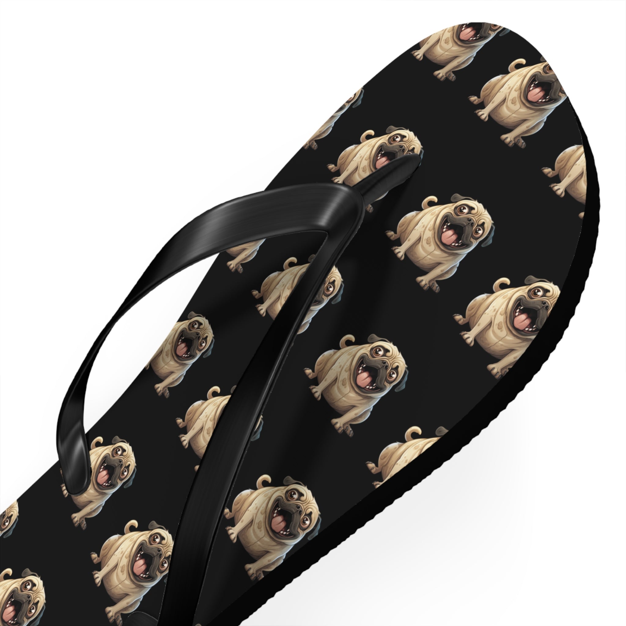 Laughing Pug, Flip Flops