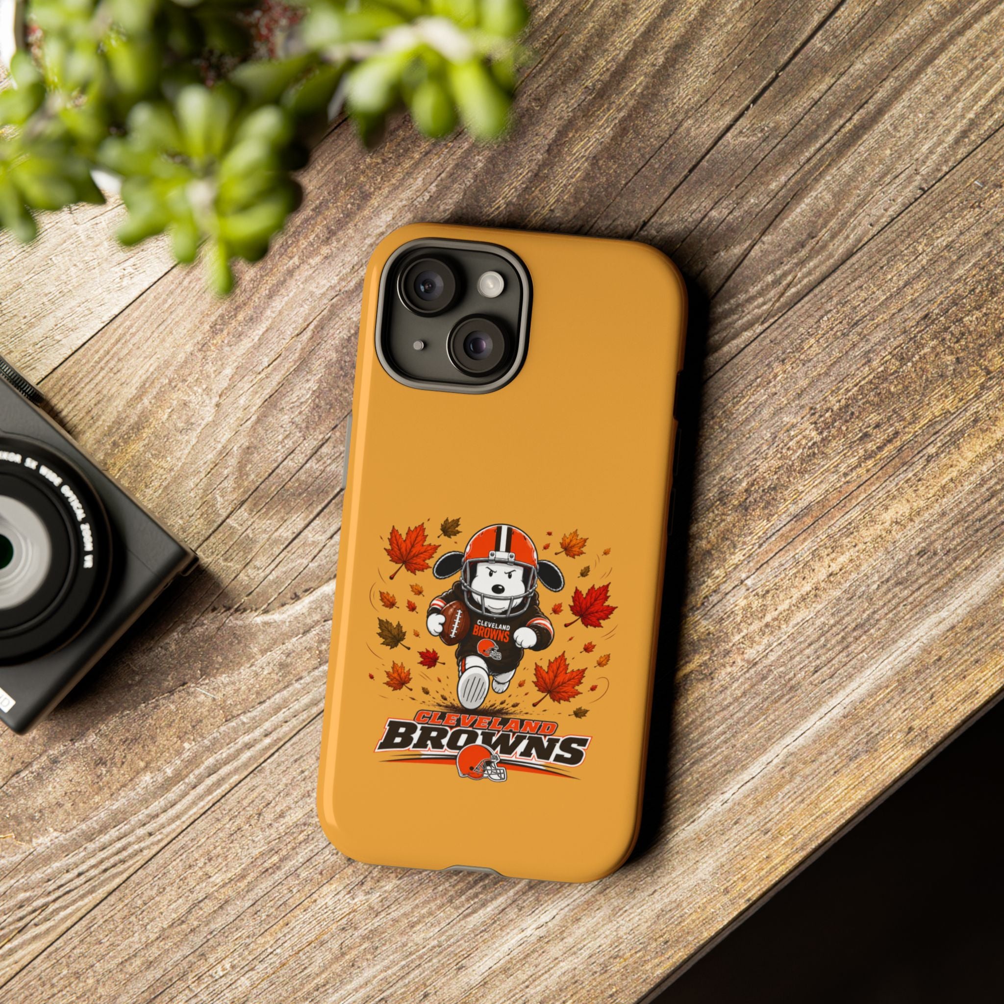 Cleveland Browns Fall Snoopy Touchdown Phone Case, 55 Sizes