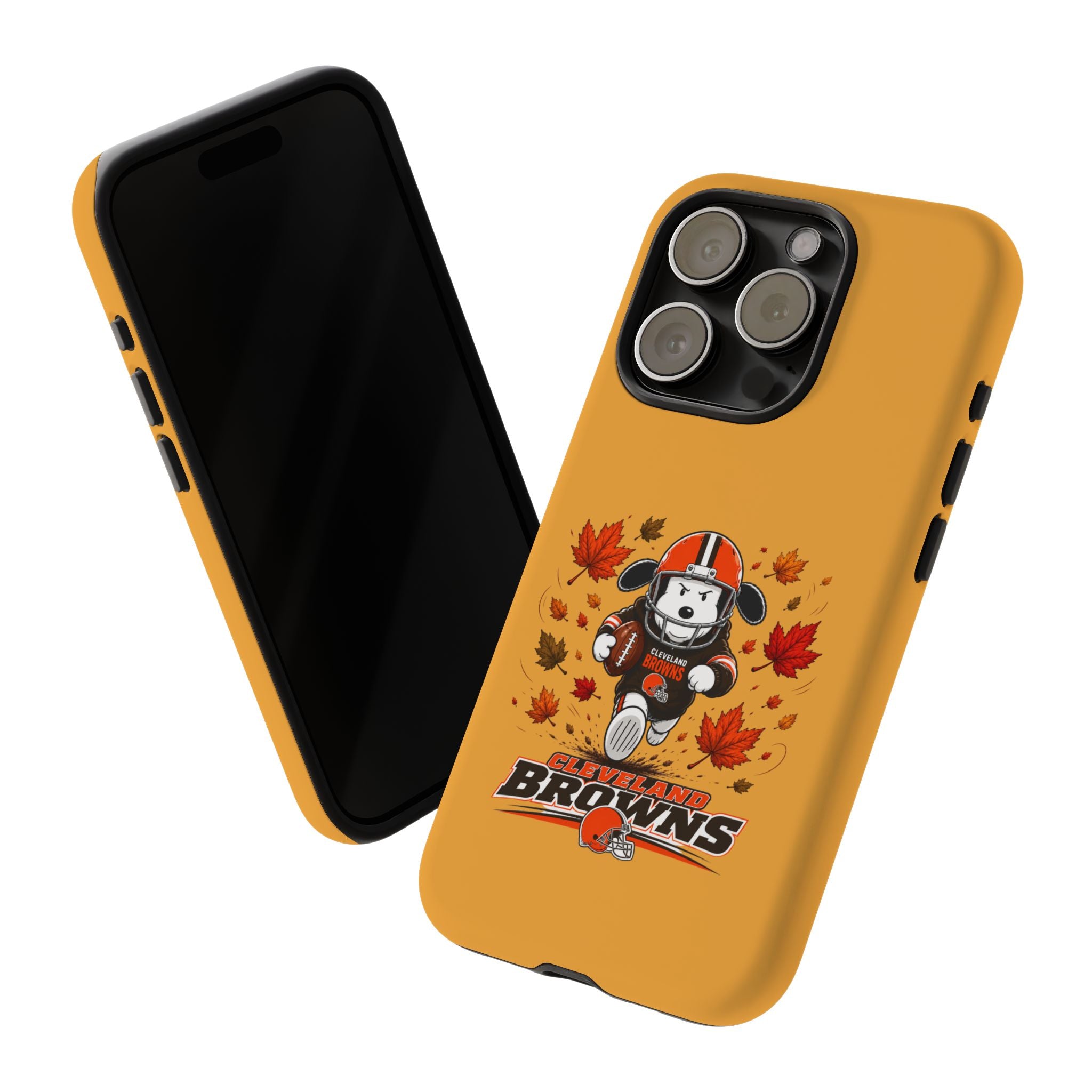 Cleveland Browns Fall Snoopy Touchdown Phone Case, 55 Sizes