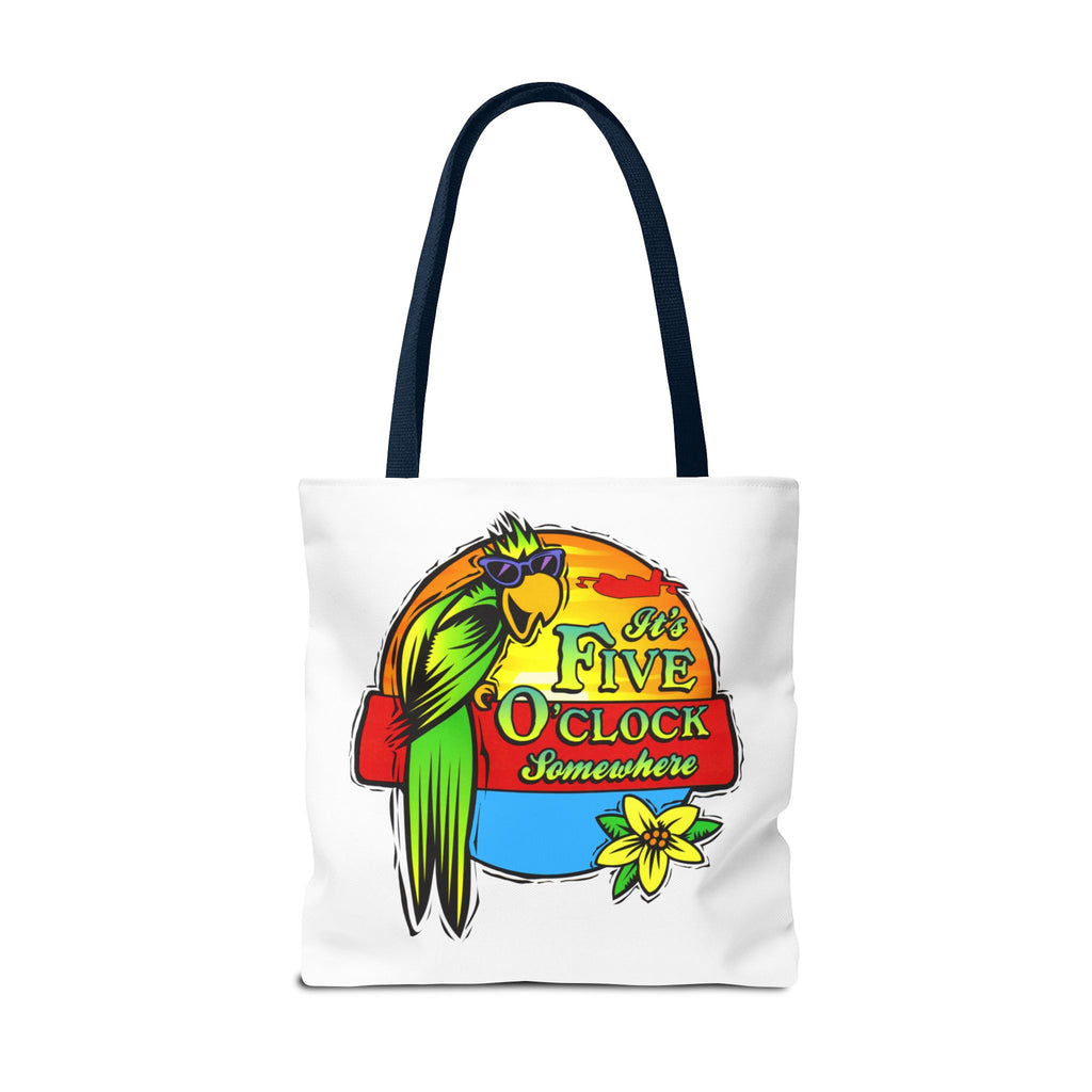 It's Five O'Clock Somewhere Tote Bag, Jimmy Buffett Tote Bag, 3 Sizes