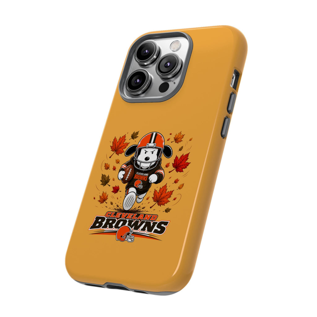 Cleveland Browns Fall Snoopy Touchdown Phone Case, 55 Sizes