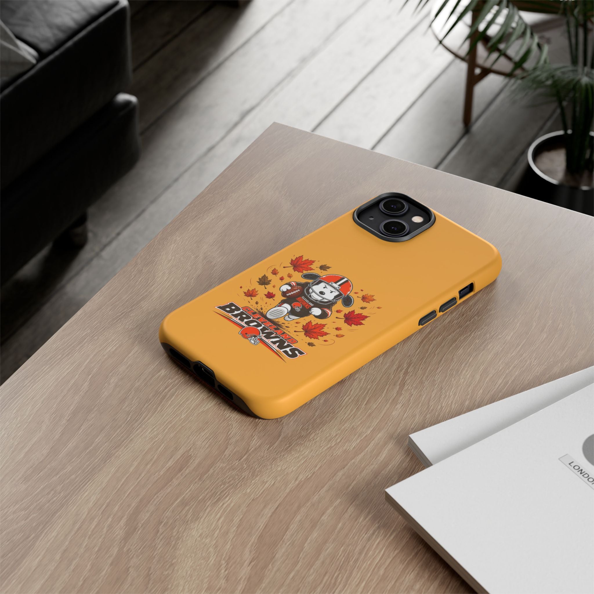 Cleveland Browns Fall Snoopy Touchdown Phone Case, 55 Sizes