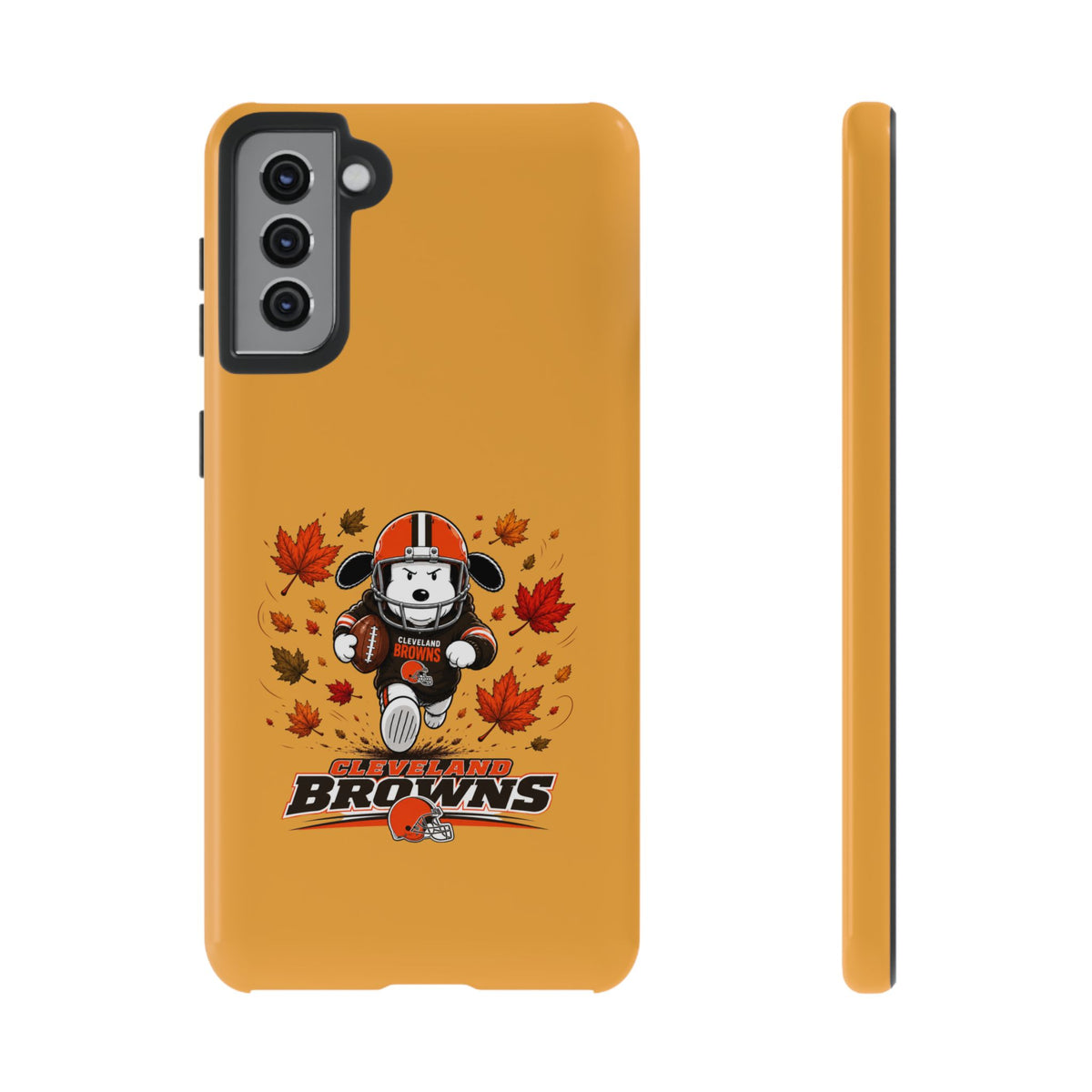 Cleveland Browns Fall Snoopy Touchdown Phone Case, 55 Sizes