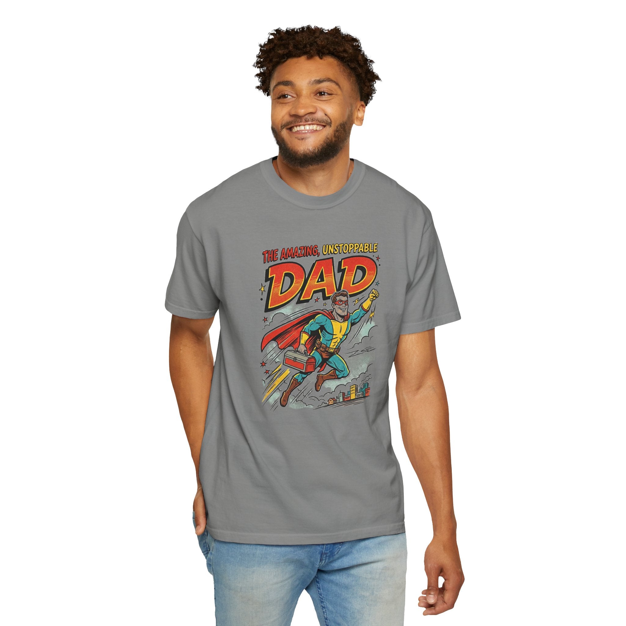 Super Dad Comic Father's Day T-Shirt