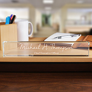 Personalized Desk Name Plate