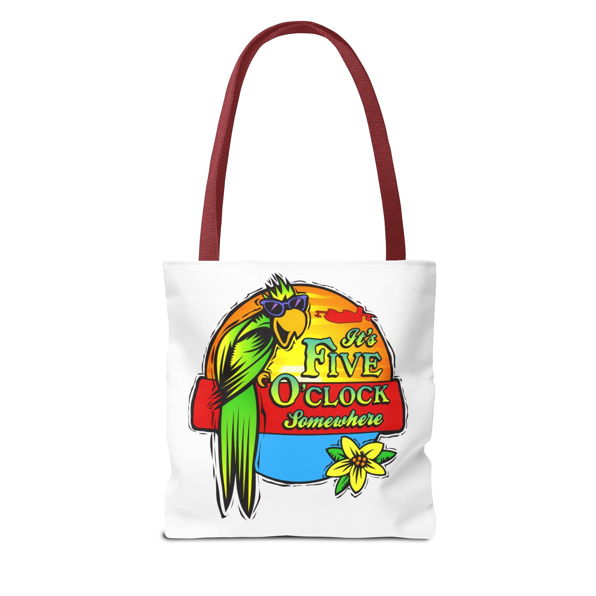 It's Five O'Clock Somewhere Tote Bag, Jimmy Buffett Tote Bag, 3 Sizes