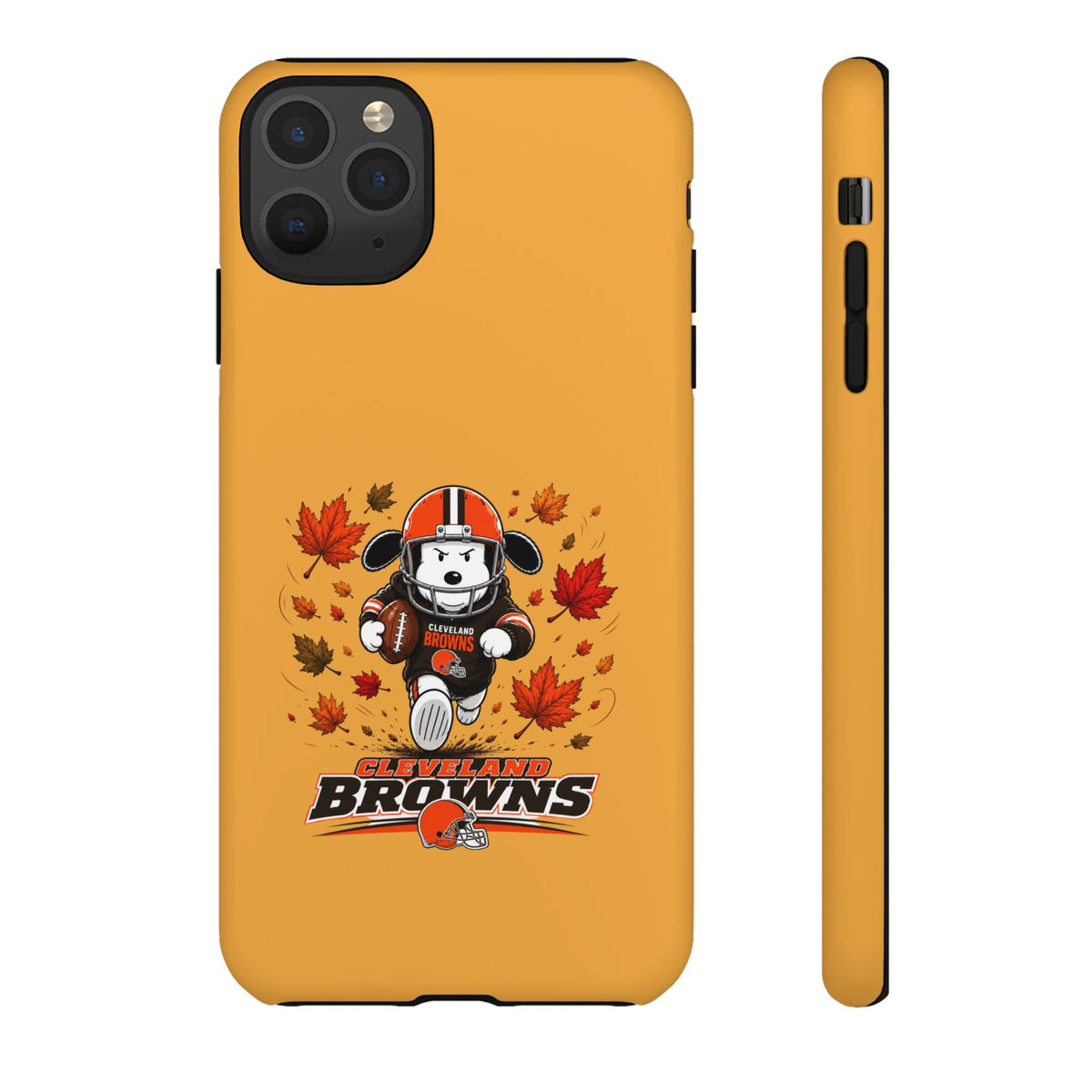 Cleveland Browns Fall Snoopy Touchdown Phone Case, 55 Sizes