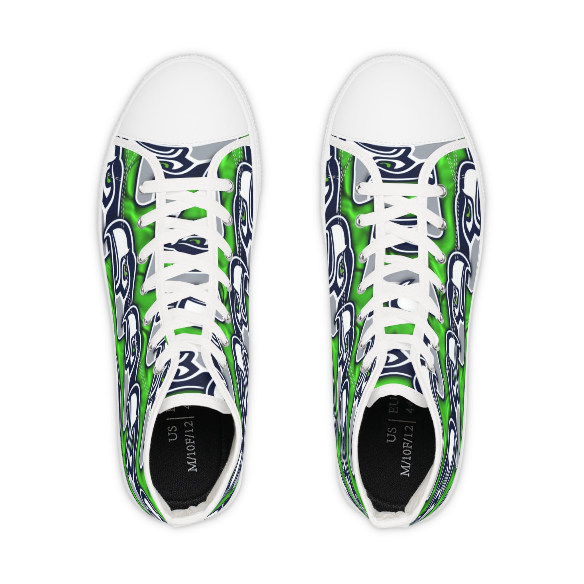 Seattle Football Men's Hi-Top Sneakers,  Football Shoes