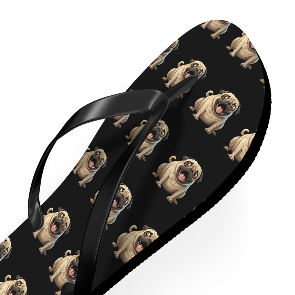 Laughing Pug, Flip Flops