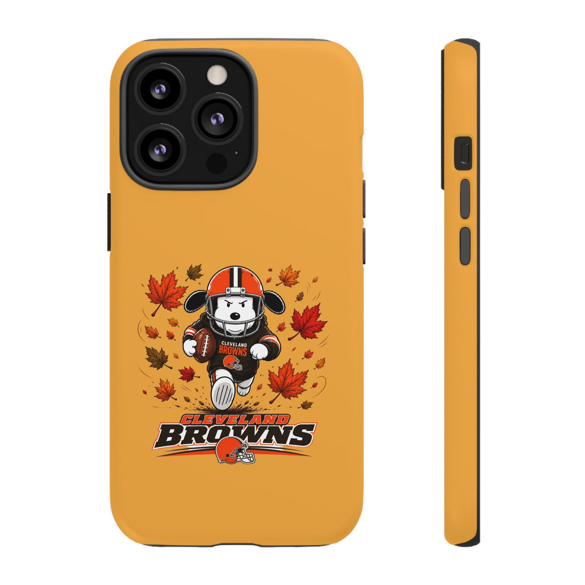 Cleveland Browns Fall Snoopy Touchdown Phone Case, 55 Sizes