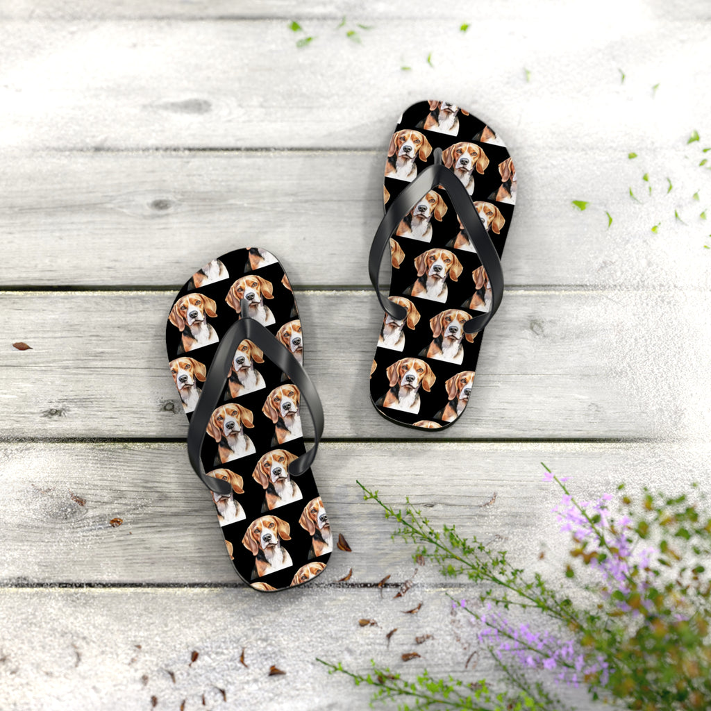 Beagle Flip Flops