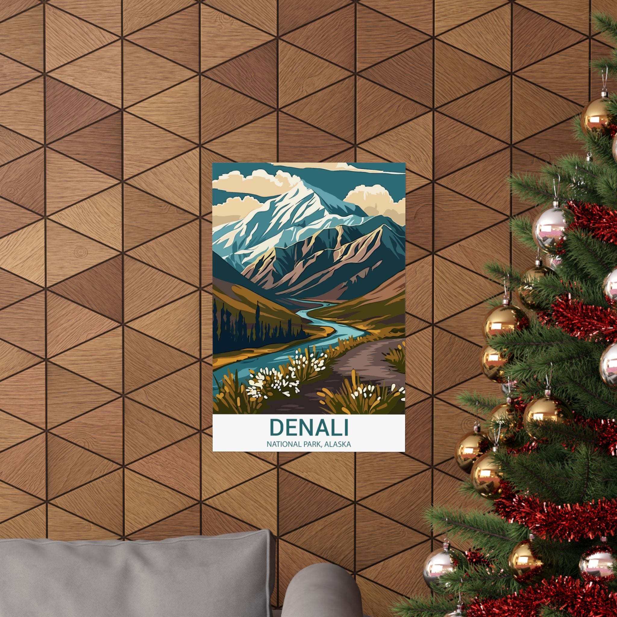Denali,  Matte Vertical Poster