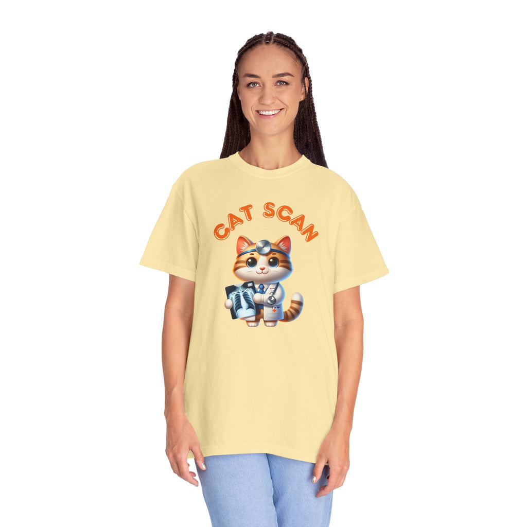Cat Scan T-Shirt, Funny Cat Tee, Unisex Graphic Shirt, Cat Lover Gift, Animal X-Ray Tee