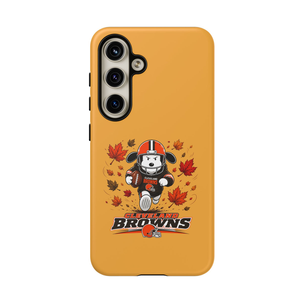 Cleveland Browns Fall Snoopy Touchdown Phone Case, 55 Sizes