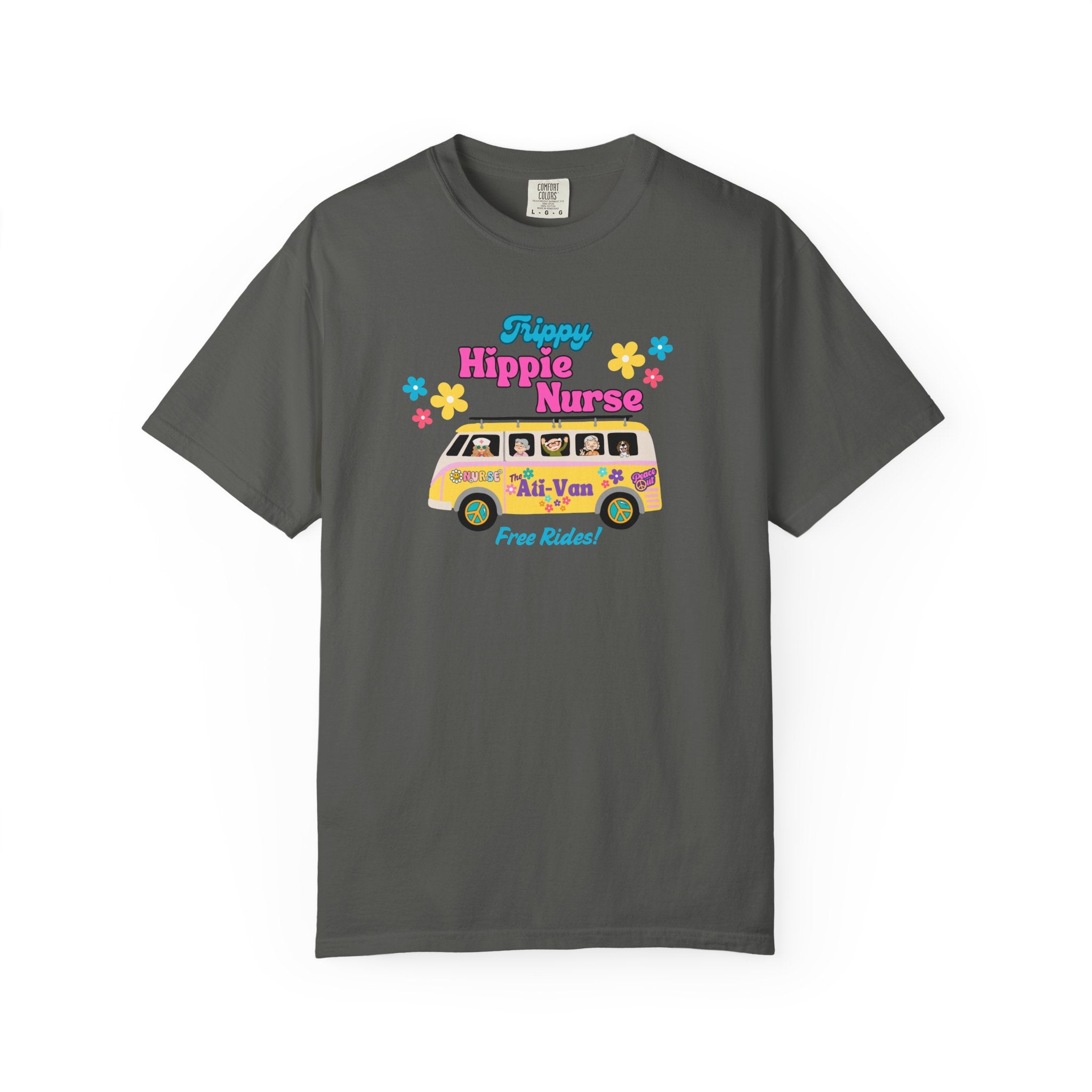 Funny Nurse T-Shirt, Ati-Van Ride, Unisex Tee, 100% Cotton, Nurse Gift, Soft Nurse T-Shirt