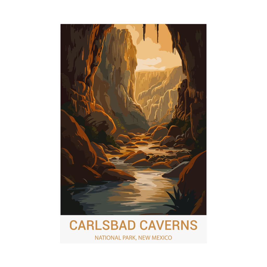 Carlsbad Caverns, Matte Vertical Poster