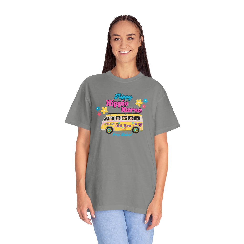 Funny Nurse T-Shirt, Ati-Van Ride, Unisex Tee, 100% Cotton, Nurse Gift, Soft Nurse T-Shirt