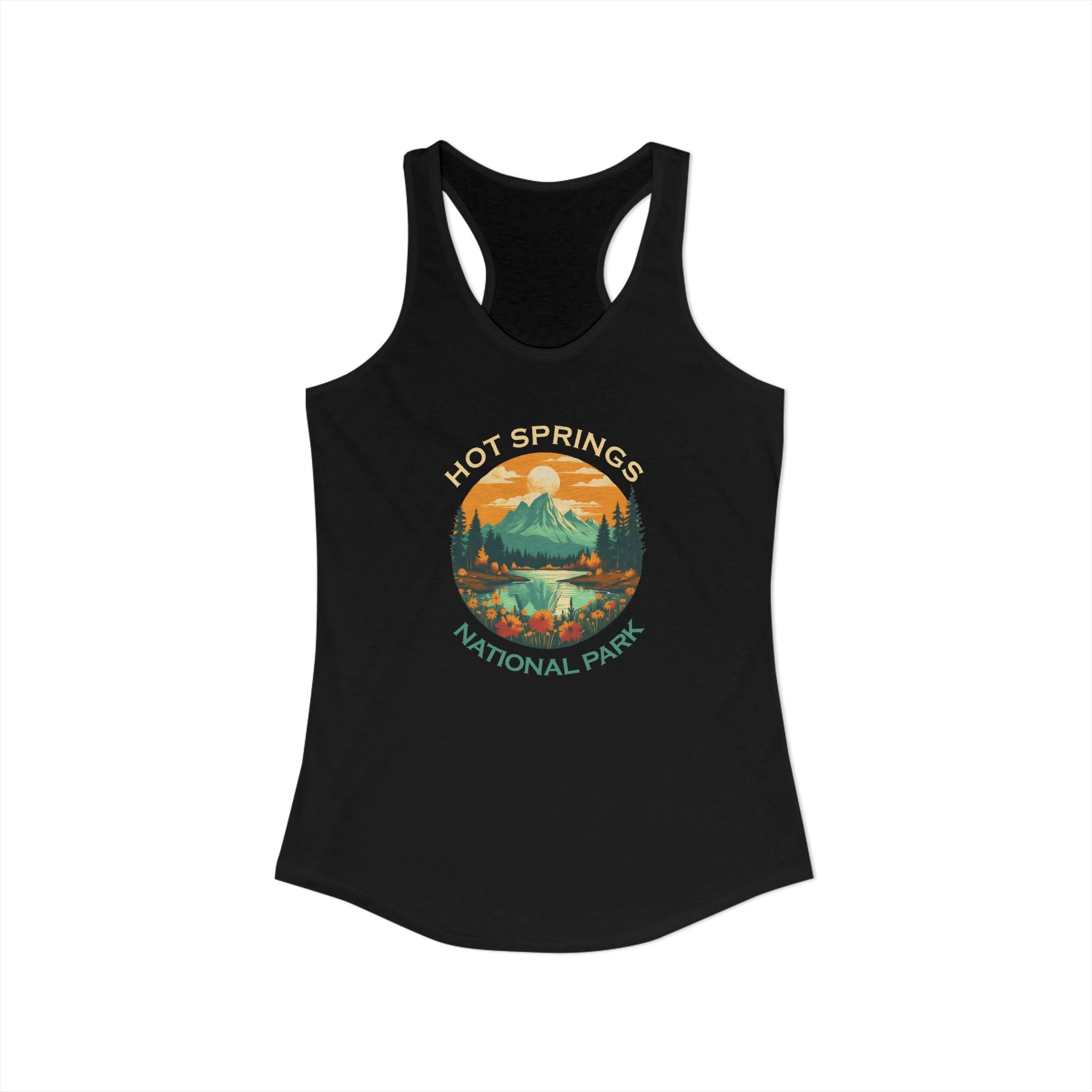 Hot Springs, Women's Ideal Racerback Tank